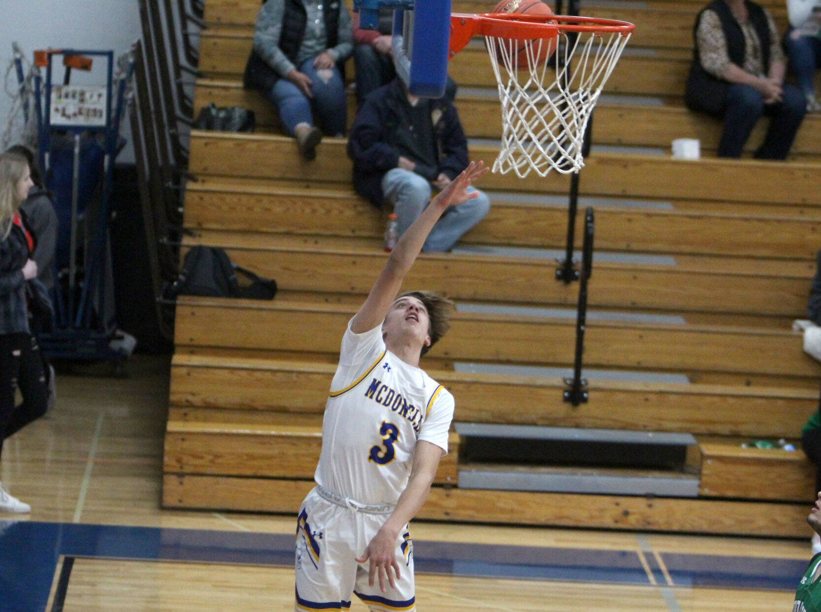 Prairie Farm at McDonell boys basketball 3-1-22